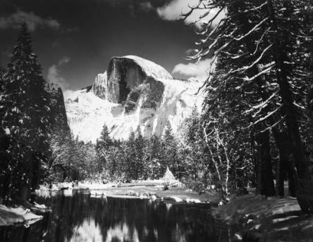 Ansel_Adams_Half_Dome_Merced_River_Winter_Yosemite_Valley1