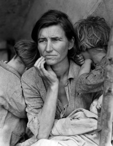 "The Migrant Mother"  (La Madre Migrante), Nipomo (California)", 1936